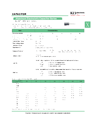 KLS 2012 [radial thru-hole] HX Series