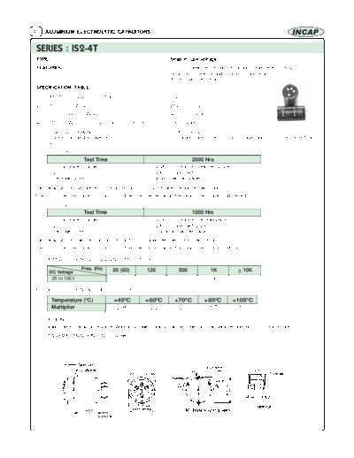 Incap [snap-in] IS2-4T Series