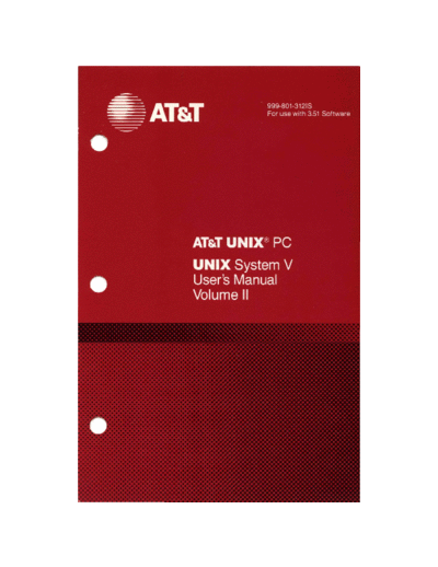 999-801-312IS_ATT_UNIX_PC_System_V_Users_Manual_Volume_2
