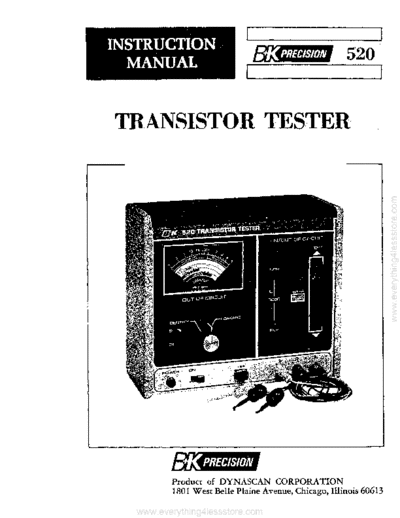 bk_model_520_transistor_tester