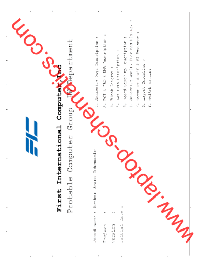 Packard Bell laptop motherboard schematic diagram