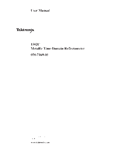 TEK 1502C User