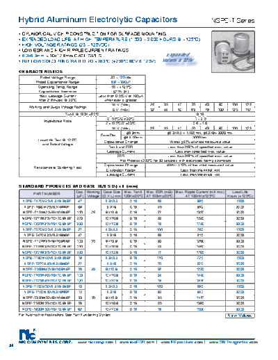NIC [polymer smd] NSPE-T Series
