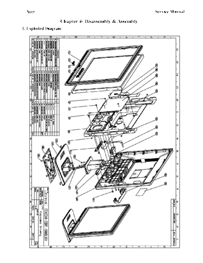Acer LCD Monitor AL1917 LE1918 Schematics