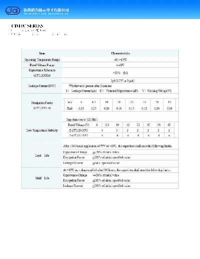 J.d [radial thru-hole] CD11C Series