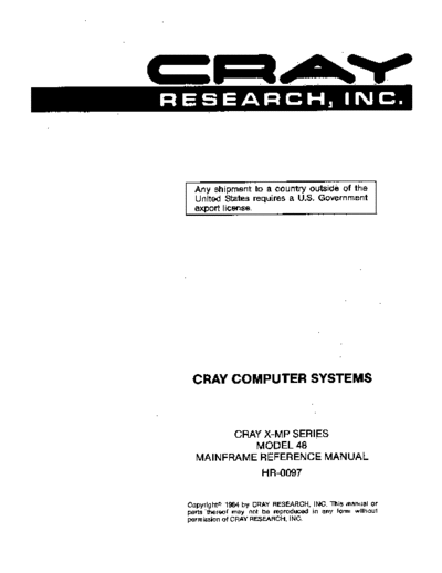 HR-0097_CRAY_X-MP_Series_Model_48_Mainframe_Ref_Man_Aug84