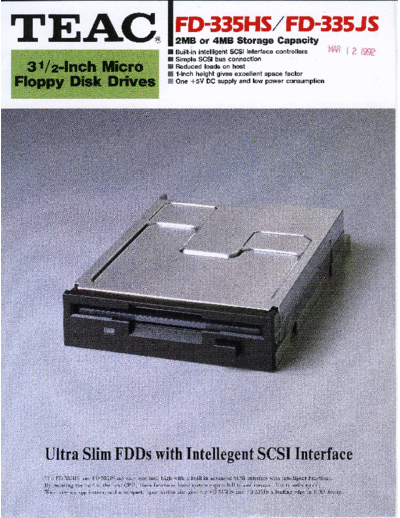 TEAC_FD-335S_Brochure_Oct90