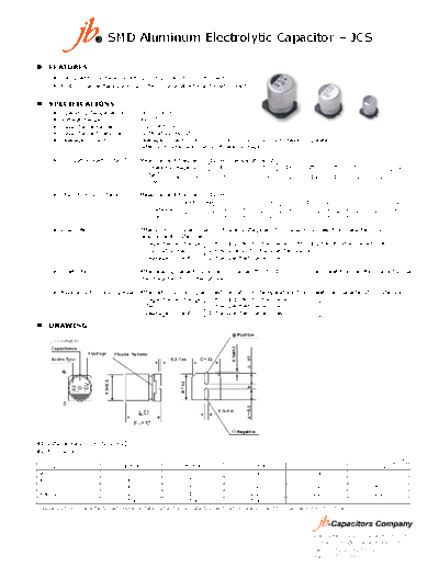 JB Capacitors [smd] JCS Series