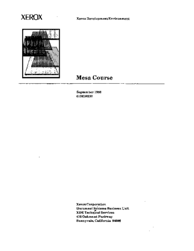 610E00230_Mesa_Course_Sep88