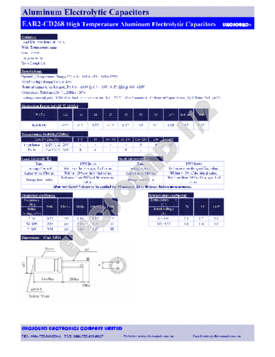 Elecsound [radial thru-hole] EAR2 Series