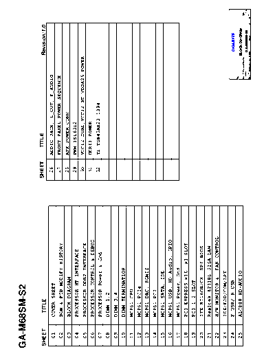 GIGABYTE GA-M68SM-S2 - RV 1.0