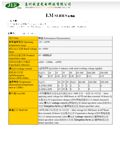 JEE [snap-in] LM series
