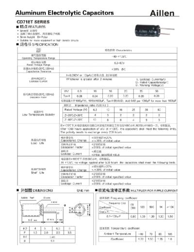 Aillen [non-polar radial] CD71ET Series