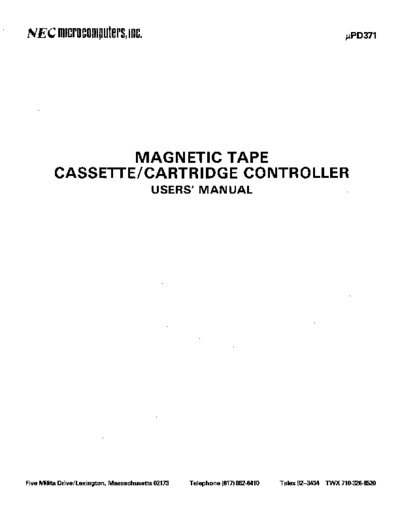 uPD371_Magnetic_Tape_Controller_Jun77