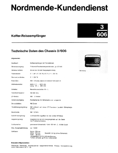 Nordmende Mambino D06 3-606