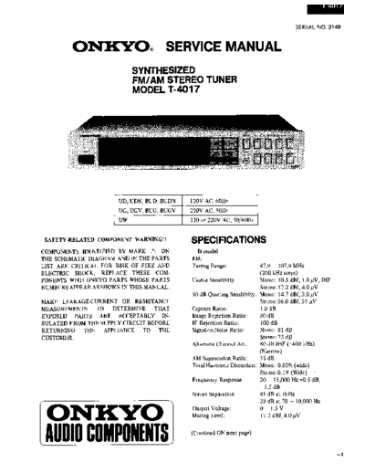 Onkyo T4017sm