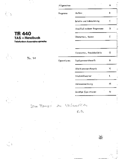 TR440-Assemblersprache