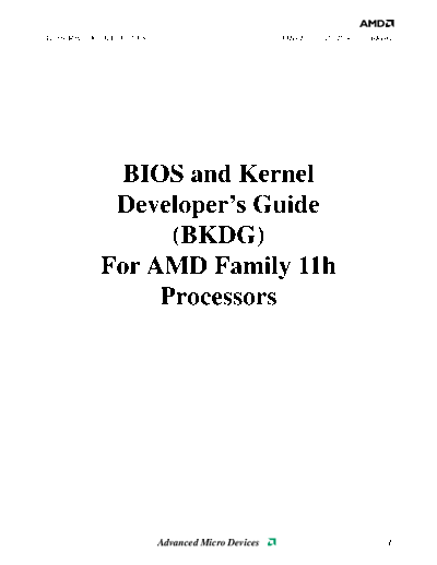 BIOS and Kernel Developer_2527s Guide for AMD Family 11h Processors. [rev.3.00].[2008-07-07]