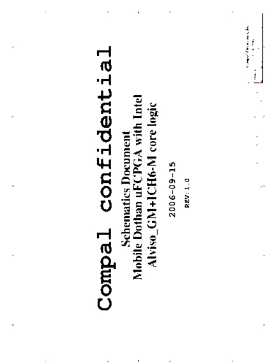 HP 500 510 - COMPAL LA-3361P - REV 1.0