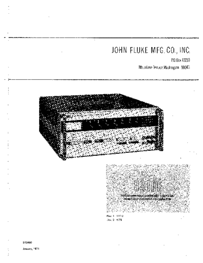 FLUKE 3330B Specification