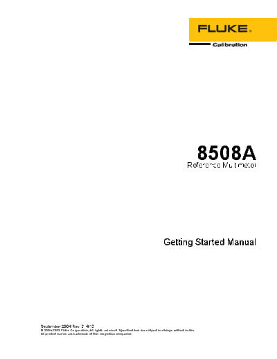 FLUKE+8508A
