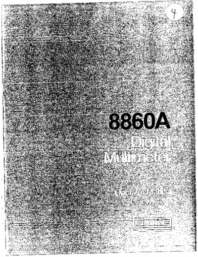 Fluke_8860A_-_operation