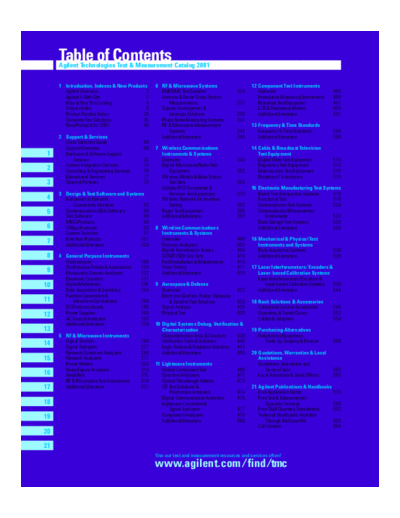 Agilent-Catalog-2001