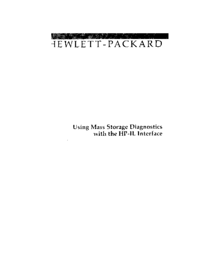 5960-0163_Using_Mass_Storage_Diagnostics_with_the_HP-IL_Interface_Jun90