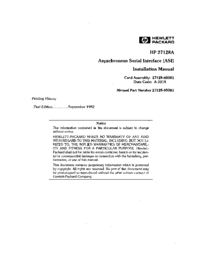 27128-90001_27128A_Asynchronous_Serial_Interface_Installation_Sep82