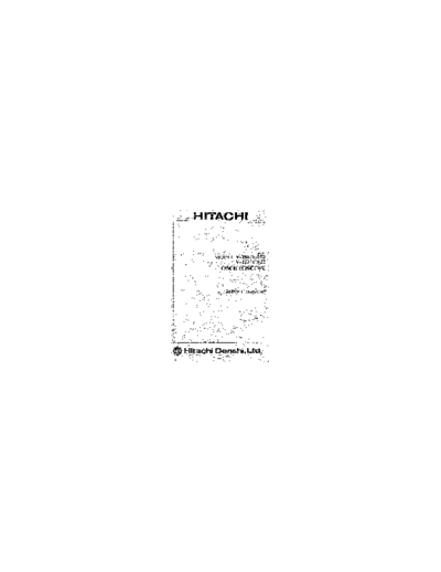 Hitachi_V212_Oscilloscope_Service_Manual-Hitachi_V212_Service_Manual