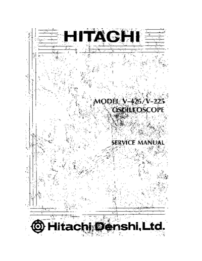 Hitachi_V425_Oscilloscope_Service_Manual-Hitachi_V425_V225_Service_Manual