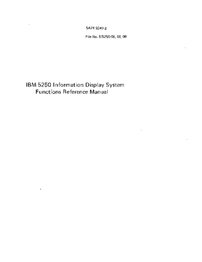 GA21-9247-2_5250_Information_Display_System_Functions_Reference_Manual_May80