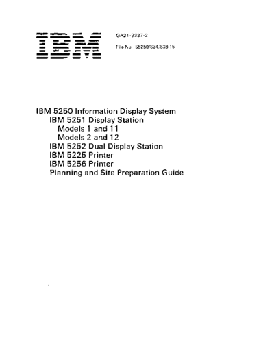 GA21-9337-2_5250_Information_Display_System_Planning_and_Site_Prep_Jan80