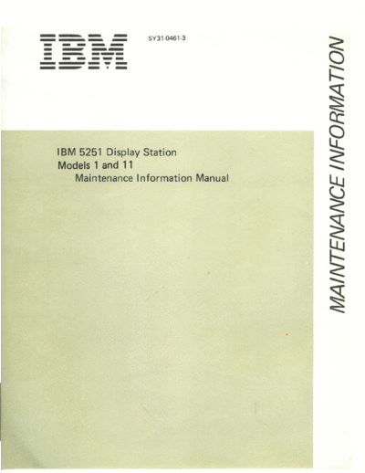 SY31-0461-3_5251_Display_Station_Models_1_and_11_MIM_Jul79