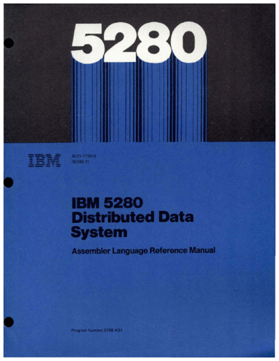 SC21-7790-0_5280_Assembler_Manual_Jan80