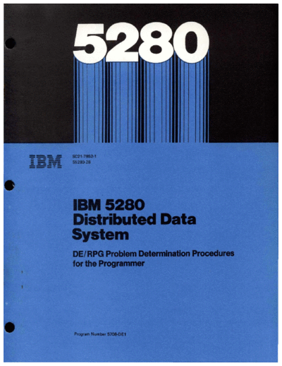 SC21-7852-1_5280_DE_RPG_Problem_Determination_Procedures_Jun81