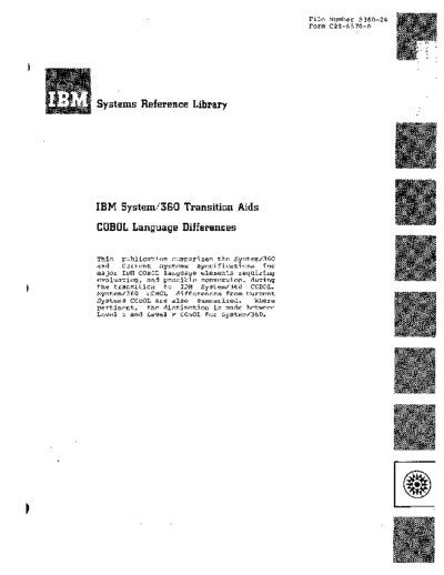 C28-6570-0_IBM_System_360_Transition_Aids_COBOL_Language_Differences_1965