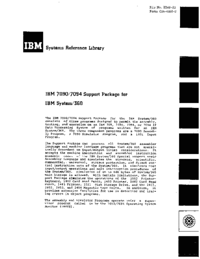 C28-6501-2_7090_SupportForSys360_Nov64