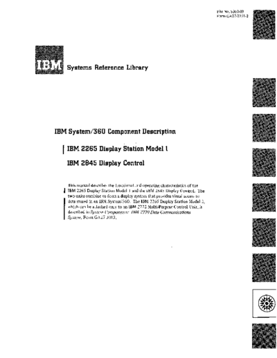 GA27-2731-2_2265_2845_Component_Description_Jan70