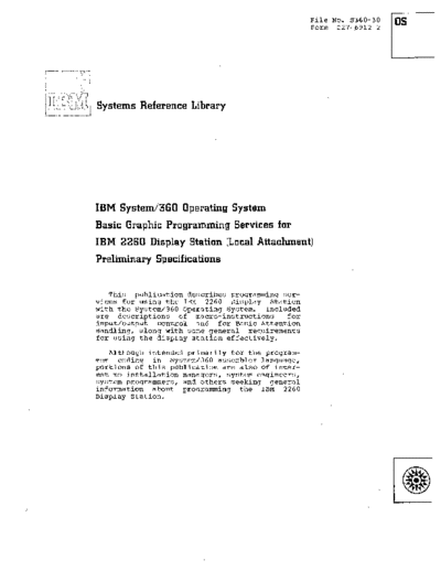 C27-6912-2_2260_Basic_Graphic_Programming_Services_Sep66