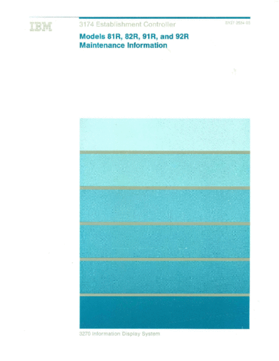 SY27-2584-3_3174_81R_82R_91R_92R_Maintenance_May89