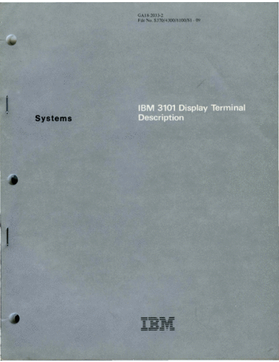 GA18-2033-2_IBM_3101_Display_Terminal_Description_Apr82