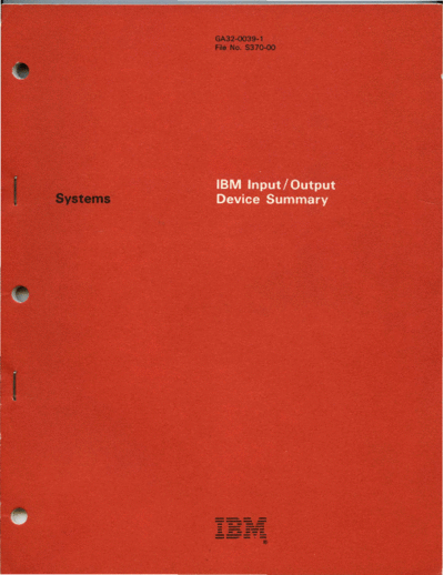 GA32-0039-1_IBM_Input_Output_Device_Summary_Jul80