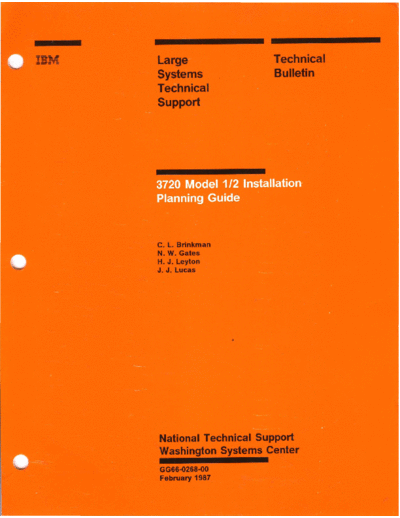 GG66-0268-0_3720_Model_1_2_Installation_Planning_Guide_Feb87