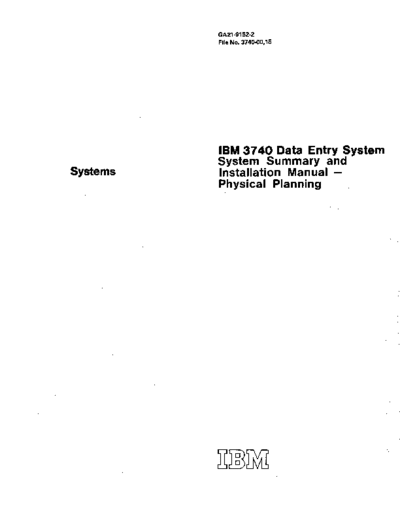 GA21-9152-2_3740_System_Summary_Jun74