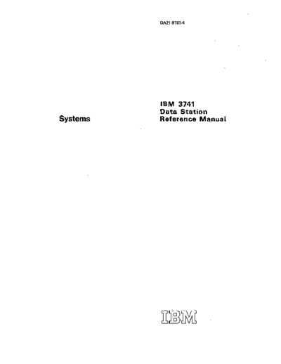 GA21-9183-4_3741_Data_Station_Reference_Manual_Nov77