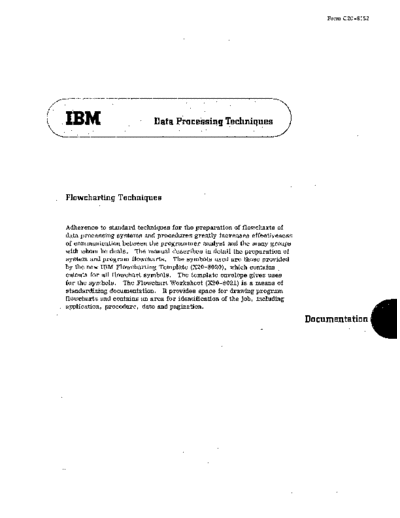 C20-8152_Flowcharting_Techniques