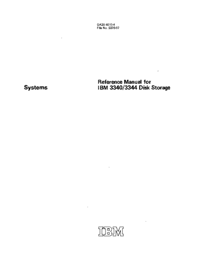 GA26-1619-4_Reference_Manual_For_IBM_3340_3344_Disk_Storage_Jul75