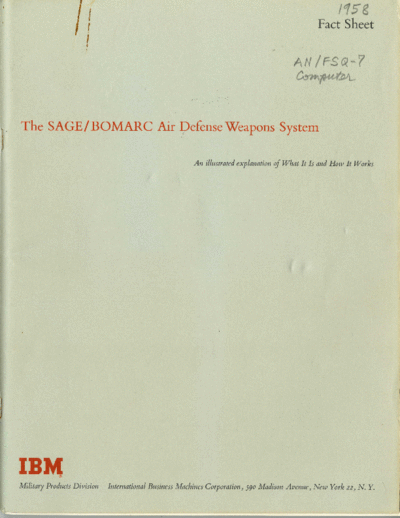 SAGE_BOMARC_Defense_System_1958