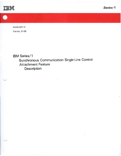 GA34-0241-0_Series_1_Synchronous_Communications_Single-Line_Control_Attachment_Feature_Description_May83